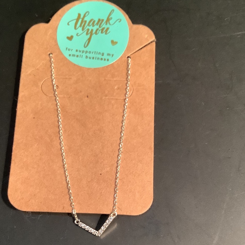 Sterling Silver Cubic Zirconia Necklace